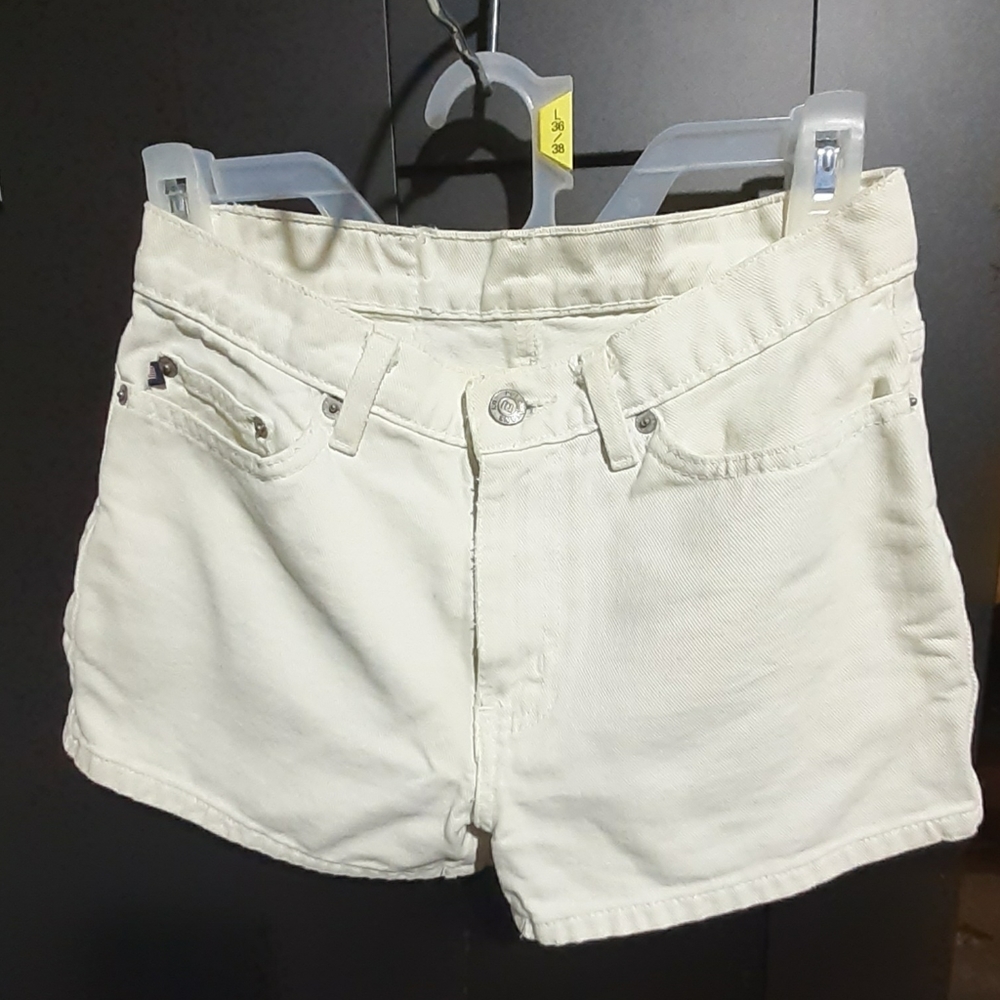 Size 2 white Ralph Lauren Polo jean shorts